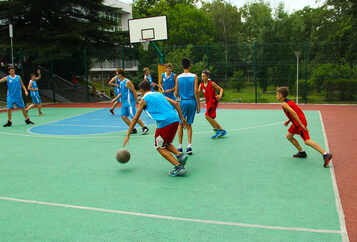 Спортивный отряд «Баскетбол» в Артеке