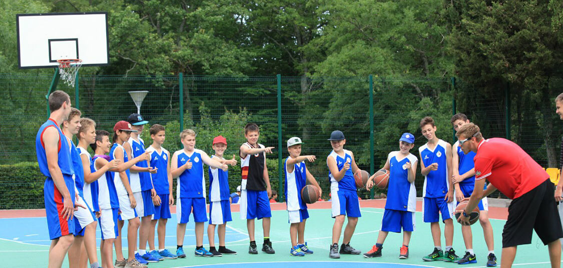 Спортивный отряд «Баскетбол» в Артеке